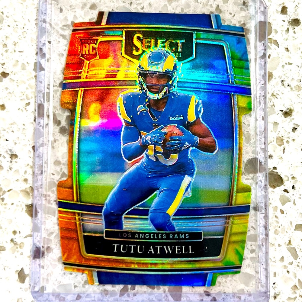 TUTU ATWELL 03/25 ROOKIE CARD PRIZM SELECT LA RAMS PANINI